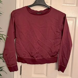 Trouvé maroon blouse XS EUC